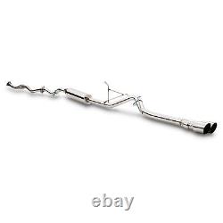 2.25 Catback Stainless Steel Exhaust System For Nissan Navara D22 Pickup 2.5 Td