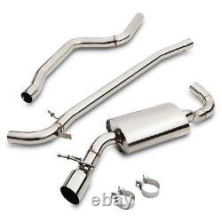 2.25 STAINLESS CATBACK SPORT EXHAUST SYSTEM FOR BMW E90 320d 3 SERIES N47 07-13