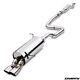 2.5 Stainless Cat Back Exhaust System For Ford Fiesta Mk7 1.0 Ecoboost 2013+