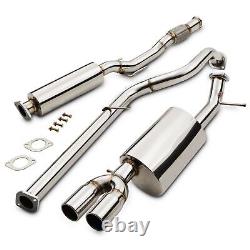 2.5 Stainless Catback Sport Exhaust System For Peugeot 207 1.6 Turbo Gti 06-09