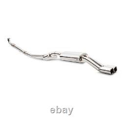 2.5 Stainless Exhaust Cat Back Race Exhaust System For Vw Polo 6r 1.2 09-17