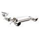 2.5 Stainless Exhaust Catback System For Vauxhall Opel Corsa E 1.6 Turbo Vxr