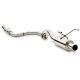 2.5 Stainless N1 Look Catback Race Exhaust System For Honda Civic Mk6 96-00 Ej