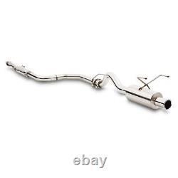 2.5 Stainless N1 Look Catback Race Exhaust System For Honda CIVIC Mk6 96-00 Ej