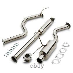 2.5 Stainless N1 Look Catback Race Exhaust System For Honda CIVIC Mk6 96-00 Ej