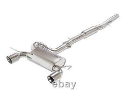 3 STAINLESS STEEL CAT BACK EXHAUST SYSTEM FITS AUDI TT 8N MK1 1.8T, 180,225bhp