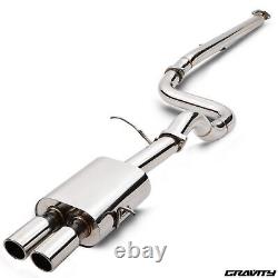 3 Stainless Cat Back Exhaust System For Ford Fiesta Mk7 St180 St 180 Ecoboost