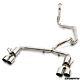 3 Stainless Cat Back Sport Exhaust System For Honda Civic Fk2 2.0 Type R 15-17