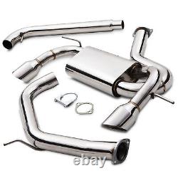 3 Stainless Cat Back Sport Exhaust System For Seat Leon 2.0 Tdi Fr 05-12