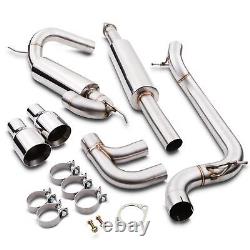 3 Stainless Catback Exhaust System For Ford Focus Mk3 St St250 Estate 12-18