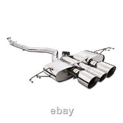 3 Stainless Steel Catback Exhaust System For Honda CIVIC Fk8 2.0 Type R 2017+