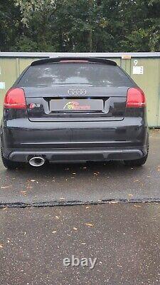 Audi S3 8P 3 cat back exhaust NON RES OVAL TRIM RPMotorworks