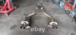 B7 Audi S4 V8 exhaust (MIJ) fabricated cat back with H pipe/resonated + hangers