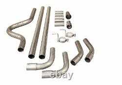 Cat Back Exhaust System Exhaust Back Box With Pipe Work Fits Vw Passat