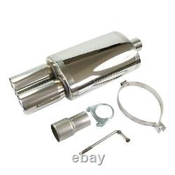 Cat Back Exhaust System Exhaust Back Box With Pipe Work Fits Vw Passat