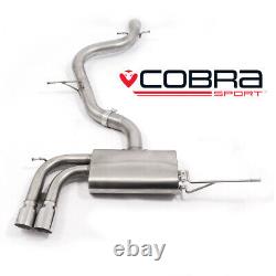 Cobra 3 Non-Res Cat Back Exhaust for VW Golf Mk5 GTI / Edition 30 (04-09)