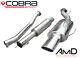 Cobra Sport Astra H Cat Back Exhaust 1.4 1.6 1.8 Resonated Stainless Steel Vx76
