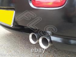 Hyundai Coupe Custom Built t304 Stainless Steel Exhaust Cat Back Dual System HC2
