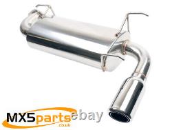 MX5 Stainless Steel Cat Back Exhaust System Mazda MX-5 Mk1 NA 1.6 1.8 19891996