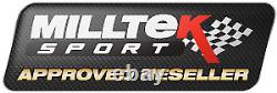 Milltek Exhaust Audi A4 2.0 TFSI B7 Quattro & DTM Cat Back Resonated GT SSXAU514