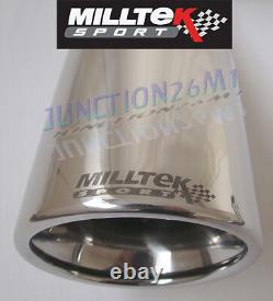 Milltek Fiesta ST MK6 ST150 Stainless Exhaust System Resonated 2.36 Cat Back