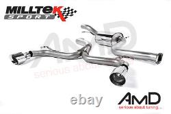 Milltek Focus ST225 3 Cat Back Exhaust System VERY LOUD Stainless Ultimate Race