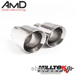 Milltek MINI Cooper S R56 Non Resonated Cat Back Exhaust with GT80 Tailpipes