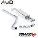 Milltek Vw Polo Gti 1.8t Exhaust System Cat Back Non Resonated Ssxvw108 9n Polo