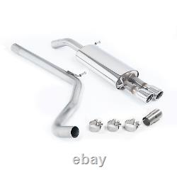 Milltek VW Polo GTi 1.8T Exhaust System Cat Back Non Resonated SSXVW108 9N Polo