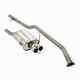 Piper 2.5 Cat Back Exhaust System Non Resonated For Honda Civic Type-r Ep3