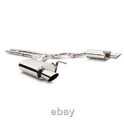 STAINLESS CATBACK EXHAUST SYSTEM FOR FORD MUSTANG FASTBACK 5.0 V8 444bhp 2015-17