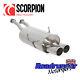 Scorpion Bmw 325 / 328 E36 Exhaust Cat Back Stainless Steel (91-98) Sbm096s
