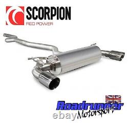 Scorpion BMW M140i Exhaust Cat Back System 80mm Non Resonated Polish Tip SBMS076