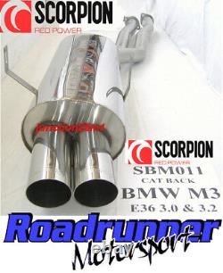 Scorpion BMW M3 E36 Exhaust System Cat Back Coupe Cabrio Saloon SBM011