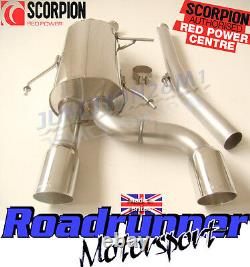 Scorpion Clio 182 Exhaust Cat Back Stainless Steel System Non Resonated Daytona
