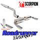 Scorpion Clio 197 Exhaust Sport System Stainless Cat Back Res Quieter Slash Tail