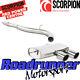 Scorpion Golf R32 Mk5 Exhaust Cat Back System Non Resonated Loud /louder Svws039