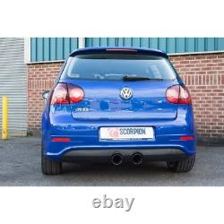 Scorpion Golf R32 MK5 Exhaust Cat Back System Non Resonated LOUD /LOUDER SVWS039