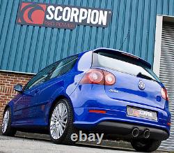 Scorpion Golf R32 MK5 Exhaust Cat Back System Non Resonated LOUD /LOUDER SVWS039