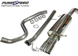 Stainless 3 Inch Cat Back Exhaust System Ford Fiesta Mk7 St180 St 180 Ecoboost