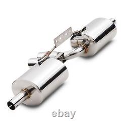 Stainless Cat Back Exhaust System Back Box For Porsche Boxster 986 2.5 2.7 3.2