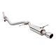 Stainless Cat Back Exhaust System For Ford Fiesta Mk8 1.0 Ecoboost Zetec S 13-18