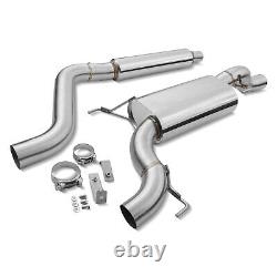 Stainless Cat Back Sport Exhaust System For Vauxhall Opel Corsa D 1.6 Turbo Vxr