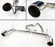 Stainless Steel Exhaust After Cat Back Box For Fiat Abarth 500 1.4 Turbo 595
