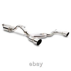 Stainless Steel Silenced Cat Back Exhaust System For Ford Focus Mk2 St 225 04-11