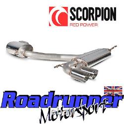 Échappement Scorpion Golf GTI MK5 3 Système Cat Back en acier inoxydable Resonated SVW042 Nouveau