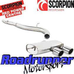 Système d'échappement Scorpion Golf R32 MK5 Cat Back Non Resonated LOUD / LOUDER SVWS039